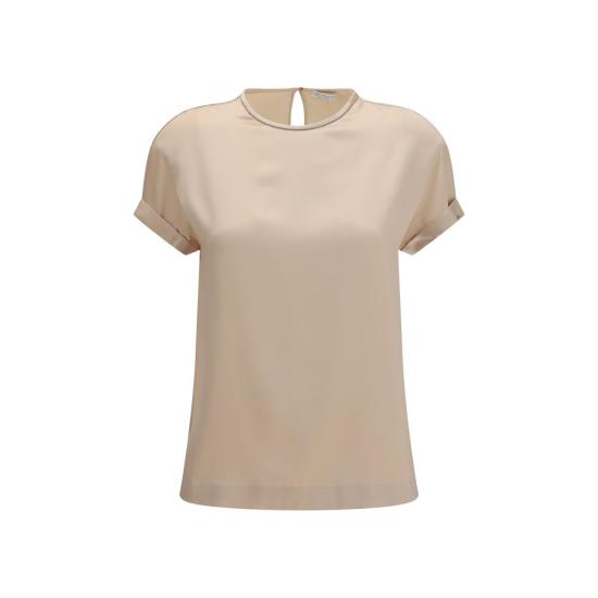 26SS 브루넬로 쿠치넬리 블라우스 BRM0C59DE310C9643BB BEIGE
