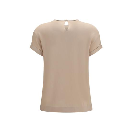 26SS 브루넬로 쿠치넬리 블라우스 BRM0C59DE310C9643BB BEIGE - BRUNELLO CUCINELLI