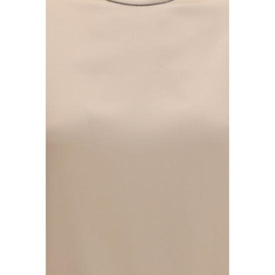 26SS 브루넬로 쿠치넬리 블라우스 BRM0C59DE310C9643BB BEIGE - BRUNELLO CUCINELLI