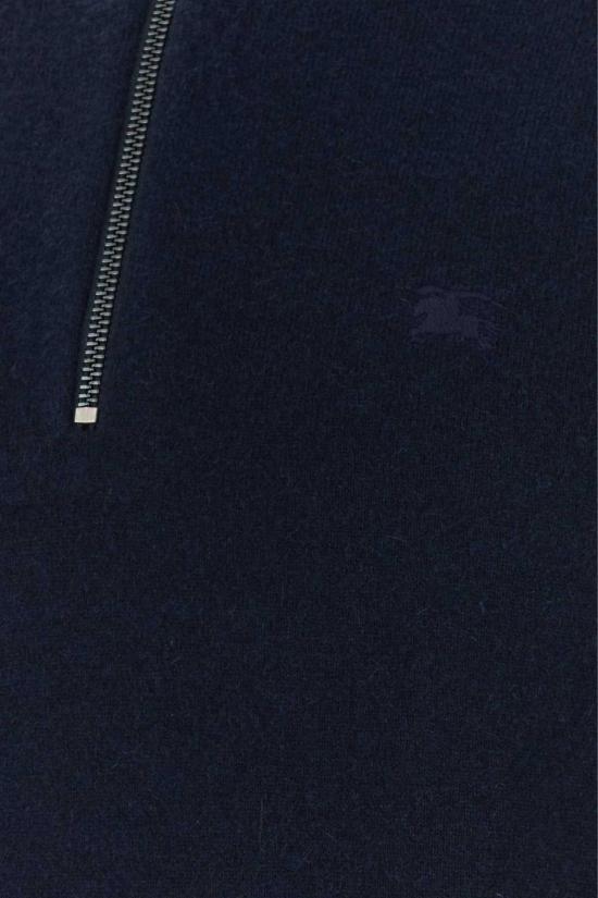 25FW 버버리 캐시미어 블렌드 하프 지퍼 스웨터 8112131 A1222 NAVY - BURBERRY