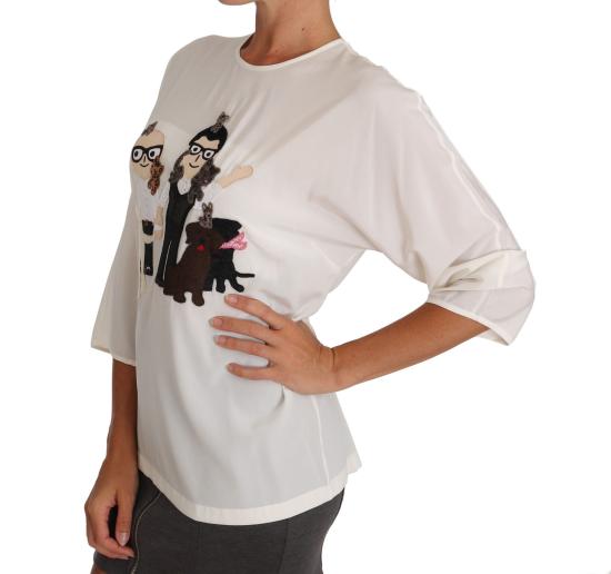  돌체앤가바나 블라우스 TSH2672 WHITE - DOLCE & GABBANA