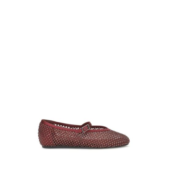 26FW 레실라 플랫 슈즈 LE0189C020MTPPSAS160BB RED