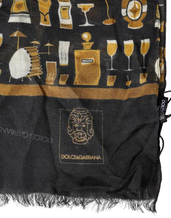  돌체앤가바나 머플러/스카프 MS7586 BLACK - DOLCE & GABBANA