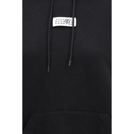 26SS MM6 메종마르지엘라 후드 티셔츠 MMS52GU0235M25025900BB BLACK - MM6 MAISON MARGIELA