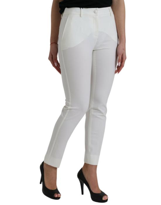  돌체앤가바나 스트레이트 팬츠 PAN75093 WHITE - DOLCE & GABBANA