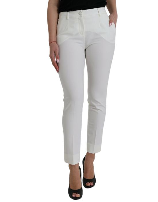  돌체앤가바나 스트레이트 팬츠 PAN75093 WHITE