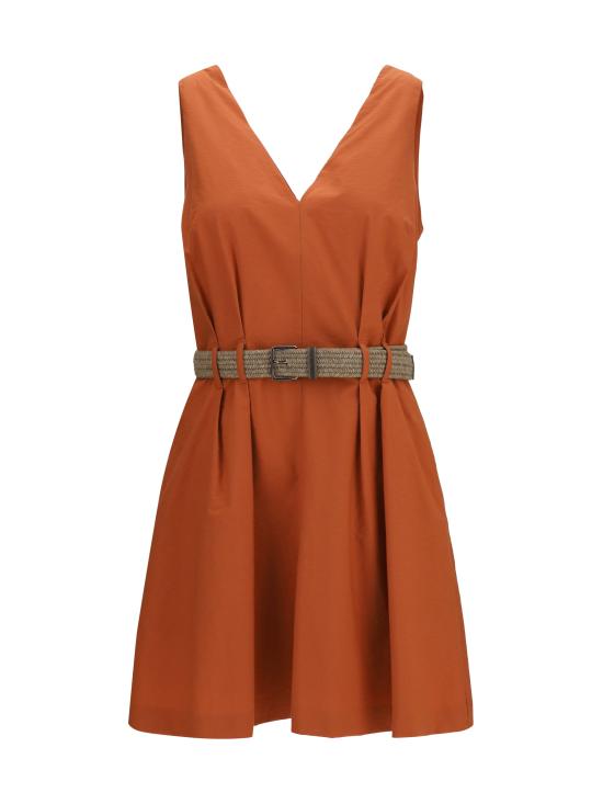 26SS 브루넬로 쿠치넬리 원피스 ML140A5354 C3980 TANGERINE