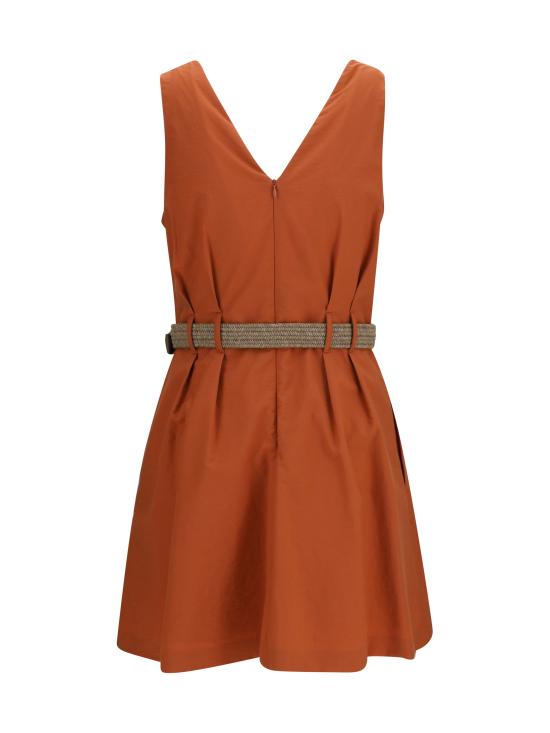 26SS 브루넬로 쿠치넬리 원피스 ML140A5354 C3980 TANGERINE - BRUNELLO CUCINELLI