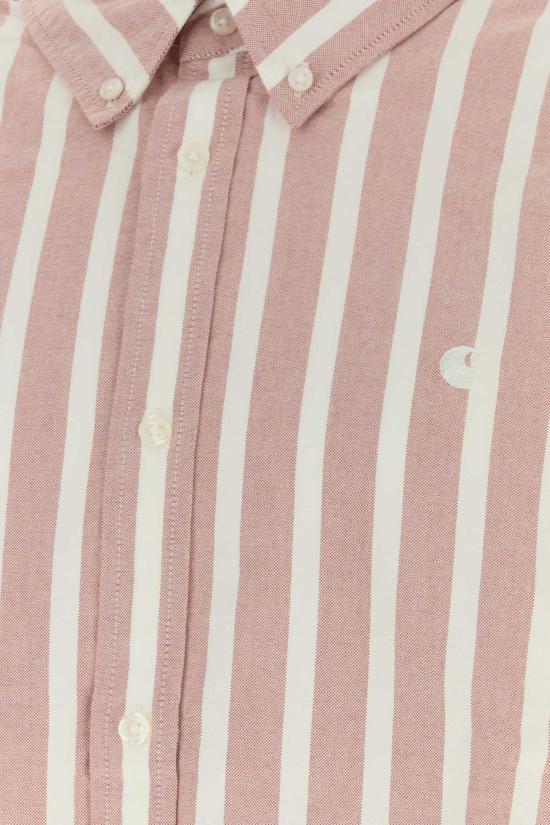 26SS 칼하트 WIP 롱슬리브 데븐 스트라이프 셔츠 I036198 3JDXX PINK - CARHARTT WIP