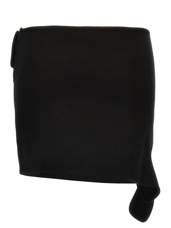  쿠레쥬 스커트 CO305652BM BLACK - COURREGES