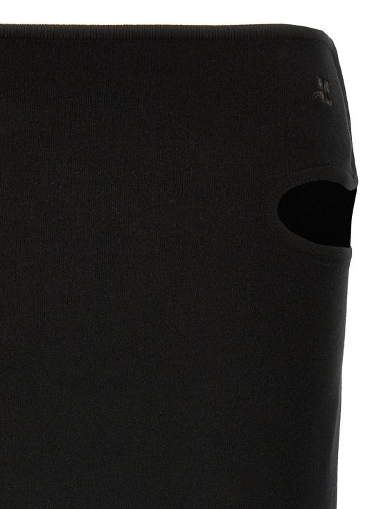  쿠레쥬 스커트 CO305652BM BLACK - COURREGES