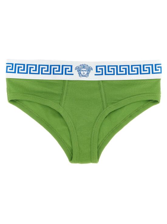 26SS 베르사체 바디수트 티셔츠 VE331580BM GREEN