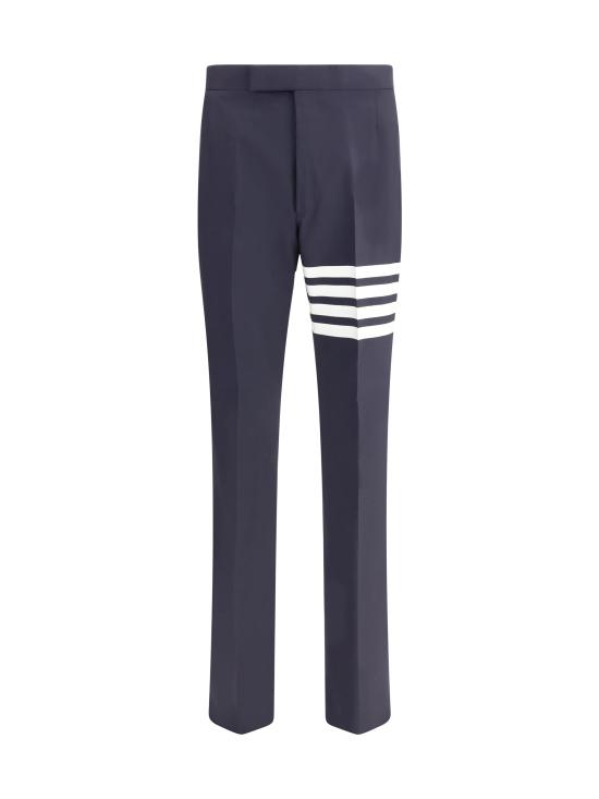 25FW 톰브라운 플레인 위브 4바 팬츠 MTC001A06146 415 NAVY