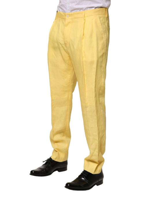 돌체앤가바나 스트레이트 팬츠 PAN76440 YELLOW - DOLCE & GABBANA