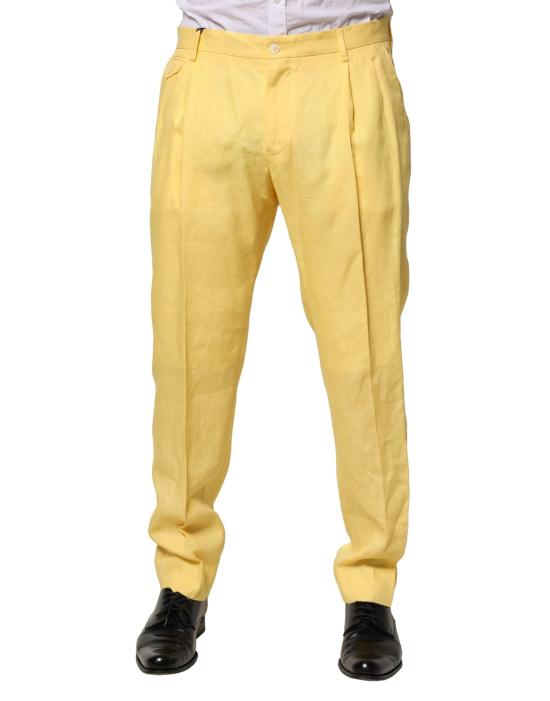  돌체앤가바나 스트레이트 팬츠 PAN76440 YELLOW