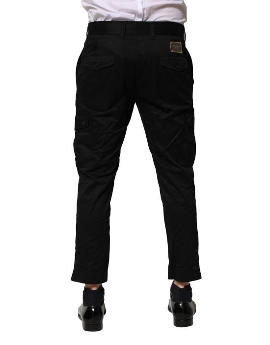  돌체앤가바나 스트레이트 팬츠 PAN76461 BLACK - DOLCE & GABBANA