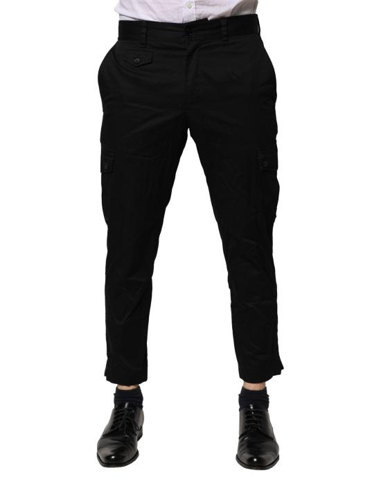  돌체앤가바나 스트레이트 팬츠 PAN76461 BLACK