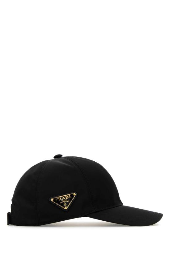  프라다 리나일론 베이스볼 캡 1HC2742DMI F0632 BLACK - PRADA