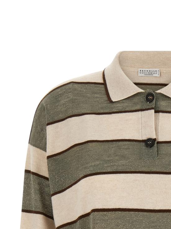 26SS 브루넬로 쿠치넬리 폴로 티셔츠 BR338413BM MULTICOLOR - BRUNELLO CUCINELLI