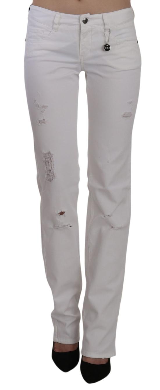  커스텀네셔널 데님 팬츠 BGSIG30112 WHITE - COSTUME NATIONAL