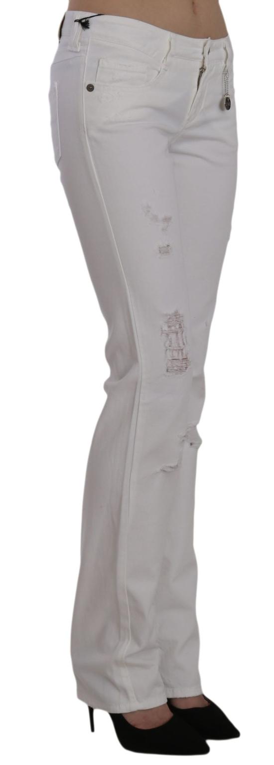  커스텀네셔널 데님 팬츠 BGSIG30112 WHITE - COSTUME NATIONAL