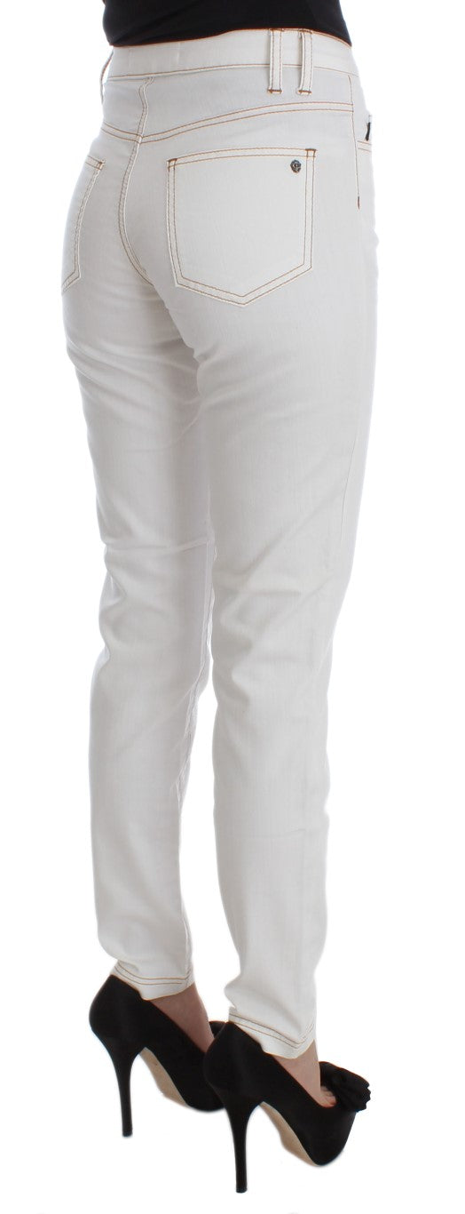  로베르토 카발리 데님 팬츠 SIG30106 WHITE - ROBERTO CAVALLI