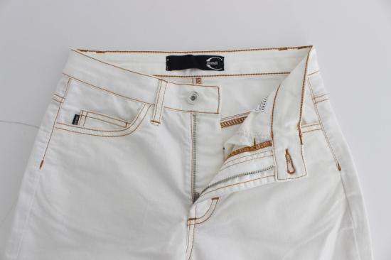  로베르토 카발리 데님 팬츠 SIG30106 WHITE - ROBERTO CAVALLI
