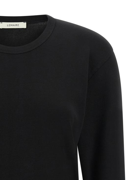 26FW 르메르 폴로 티셔츠 LE339547BM BLACK - LEMAIRE