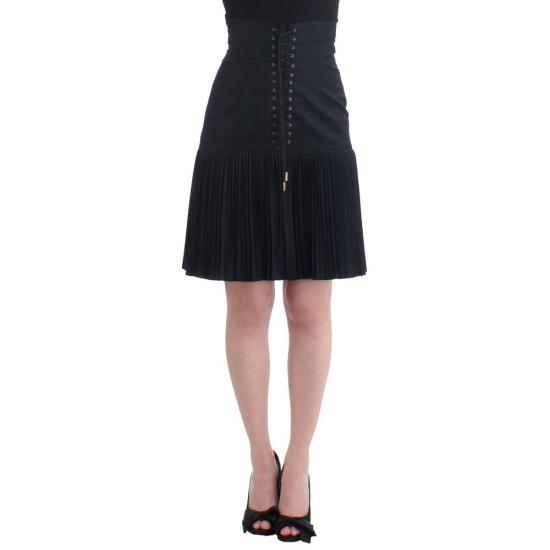  로베르토 카발리 스커트 CA1379PA BLACK