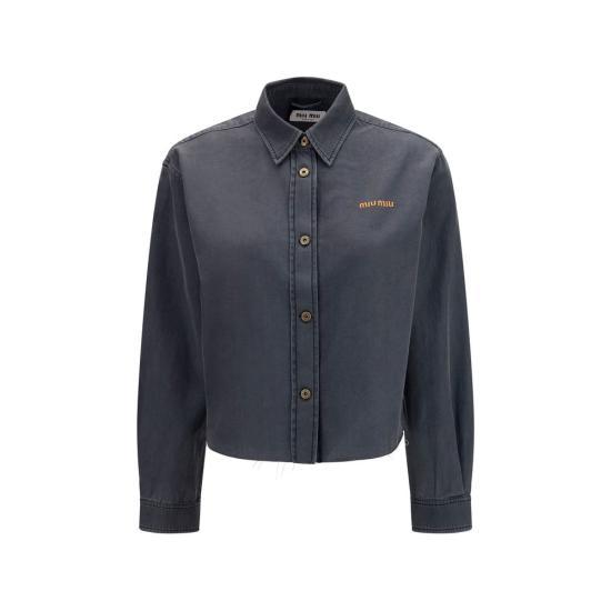 26FW 미우미우 셔츠 MIGWC131SOOO15MPF0002BB GRAY