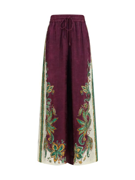 26FW 알레메 스트레이트 팬츠 7652P MULTI BURGUNDY