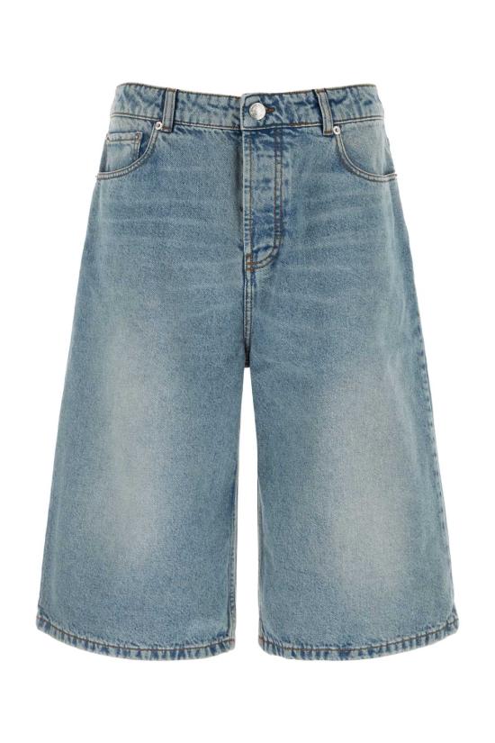26SS 아미 코튼 라지 핏 버뮤다 쇼츠 HSO838DE0046 480 BLUE