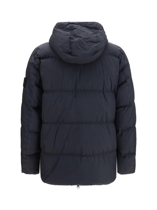 26FW 스톤 아일랜드 크링클 렙스 NY 패딩 재킷 L2S154100037S0A23 V0020 NAVY - STONE ISLAND
