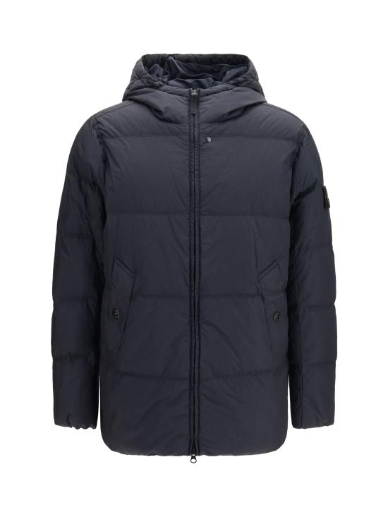 26FW 스톤 아일랜드 크링클 렙스 NY 패딩 재킷 L2S154100037S0A23 V0020 NAVY