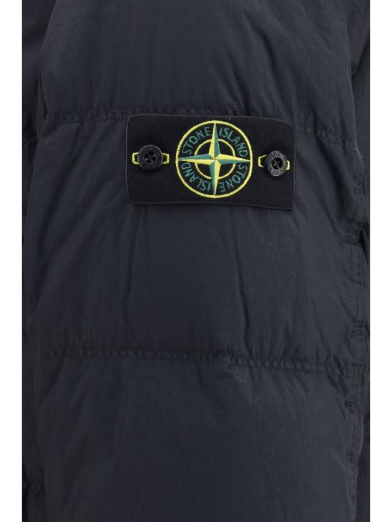 26FW 스톤 아일랜드 크링클 렙스 NY 패딩 재킷 L2S154100037S0A23 V0020 NAVY - STONE ISLAND