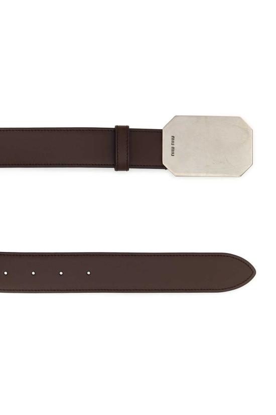  미우미우 벨트 5CC6132C9Q F0NBL BROWN - MIU MIU