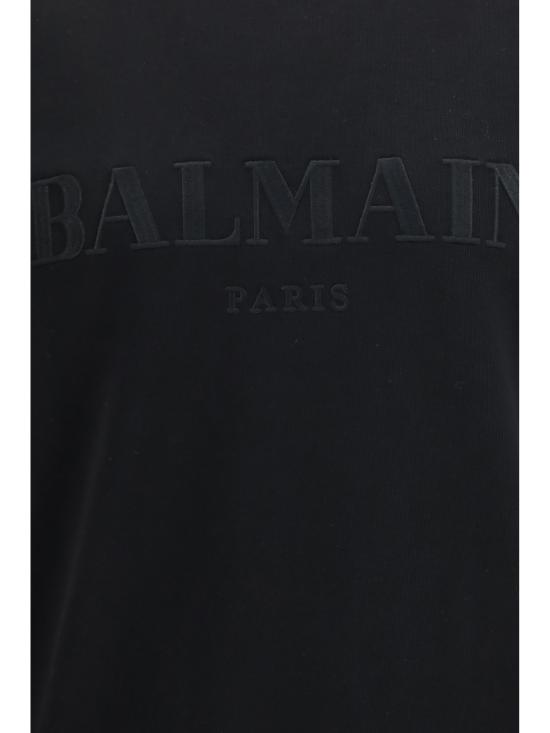  발망 탑 HH1JQ130BD60 EAP BLACK - BALMAIN