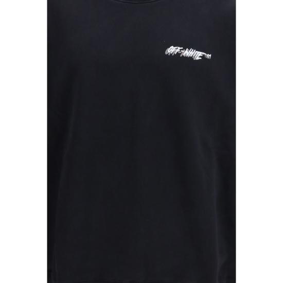  오프화이트 긴팔 티셔츠 OF44MBA054S26F0050010001BB BLACK - OFF WHITE