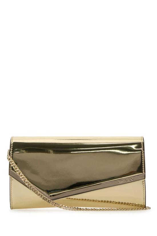 26FW 지미추 클러치/파우치 EMMIEMIF GOLD