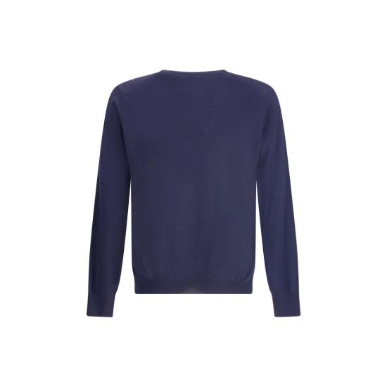 26FW 브루넬로 쿠치넬리 스웨터 BRM2400162CW425BB NAVY - BRUNELLO CUCINELLI