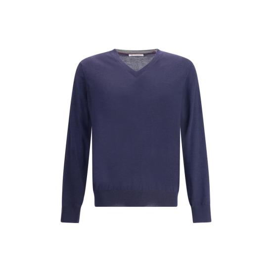26FW 브루넬로 쿠치넬리 스웨터 BRM2400162CW425BB NAVY