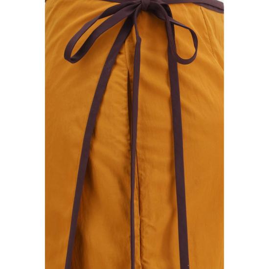 26SS 생로랑 스커트 SA856970Y6J182607BB ORANGE - SAINT LAURENT