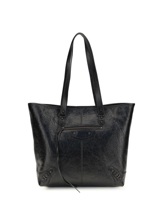 26FW 발렌시아가 르 시티 카바스 백 8731742ABEK 1000 BLACK