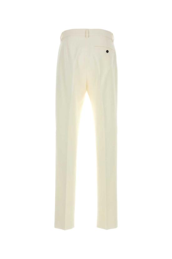 26FW 살바토레 페라가모 스트레이트 팬츠 145816795559 WHITE IVORY - SALVATORE FERRAGAMO
