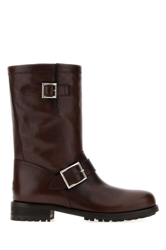 26FW 지미추 부츠 BIKERMIDSVH CHOCOLATE BROWN