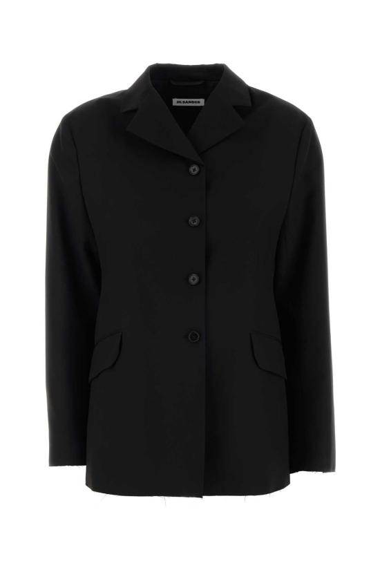 26FW 질샌더 자켓 J02BN0266J40249 001 BLACK