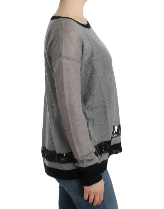  커스텀네셔널 스웨터 SIG12049 GRAY - COSTUME NATIONAL