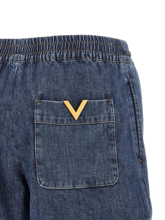 26SS 발렌티노 가라바니 숏팬츠 VA331854BM BLUE - VALENTINO GARAVANI