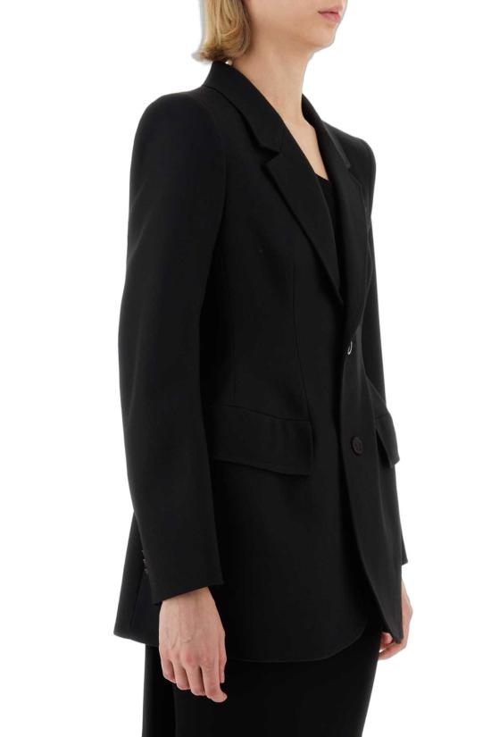 26SS 발렌시아가 아워글래스 자켓 571278TYI20 1000 BLACK - BALENCIAGA