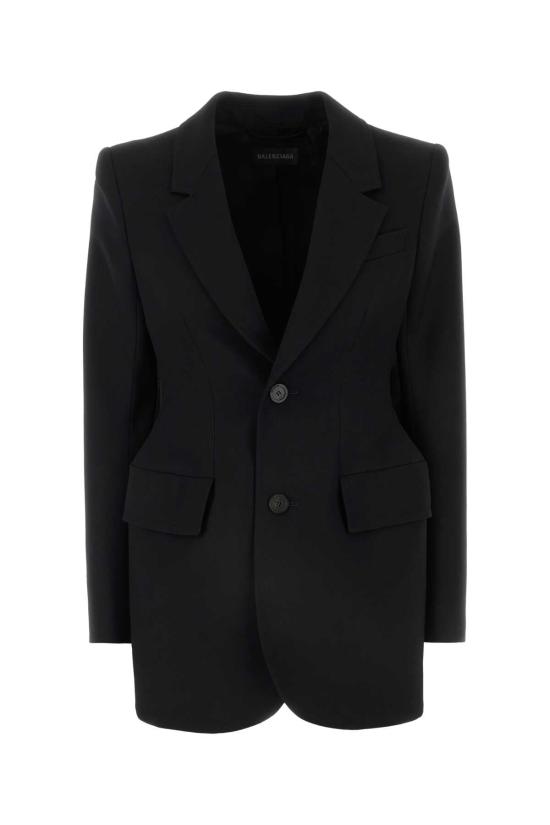 26SS 발렌시아가 아워글래스 자켓 571278TYI20 1000 BLACK
